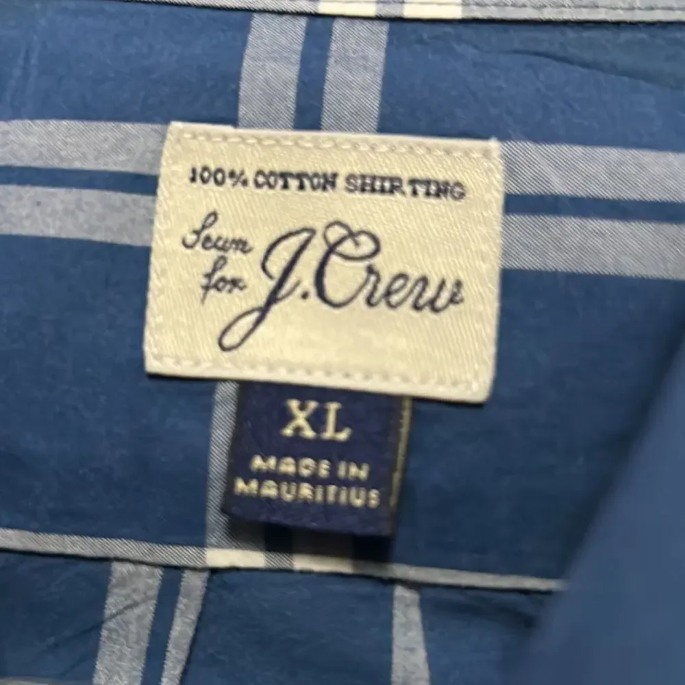 J.CREW CLASSIC PLAID LONG SLEEVE BUTTON DOWN SHIRT SIZE‎ L